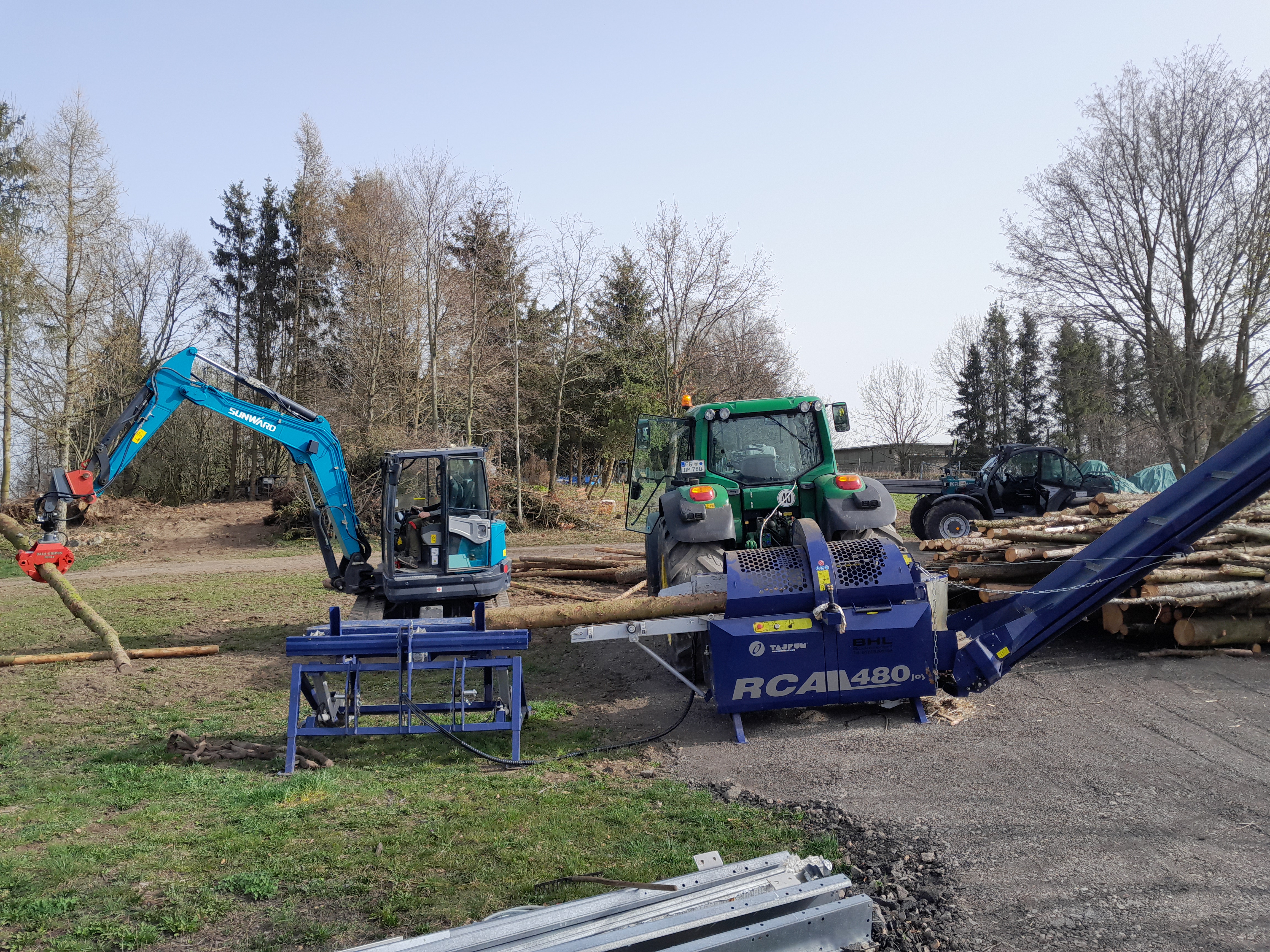 Holzarbeiten Sägespalter