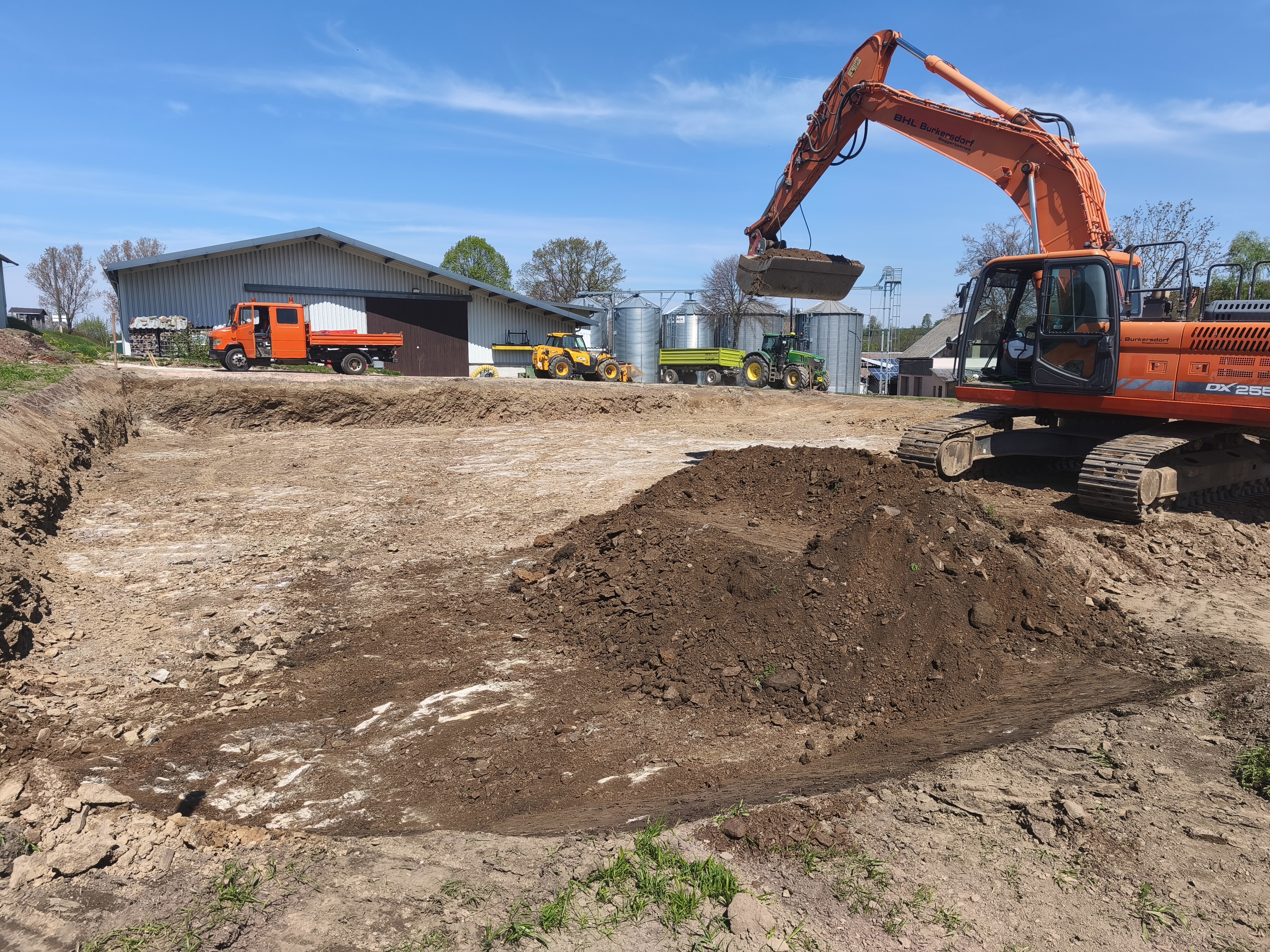 Tiefbau Baggerarbeiten